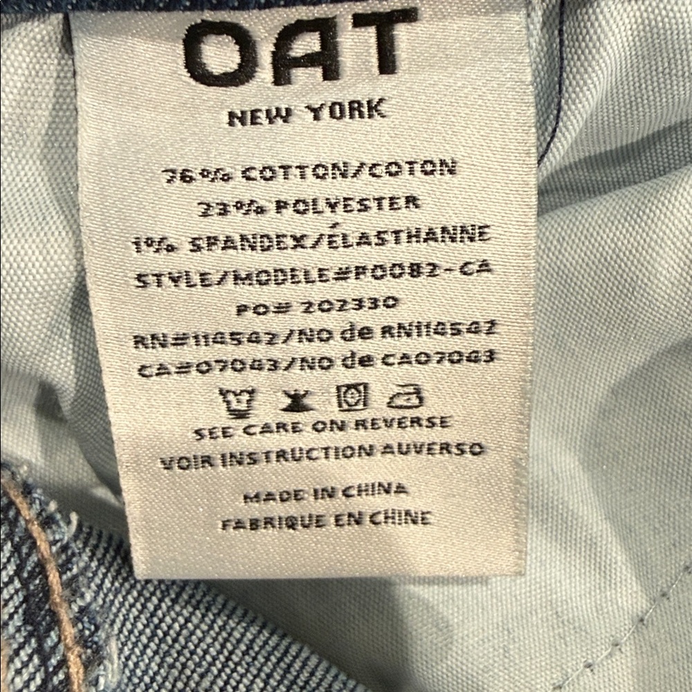 Oat New York Dark Blue Boyfriend Jeans - Picture 6 of 6